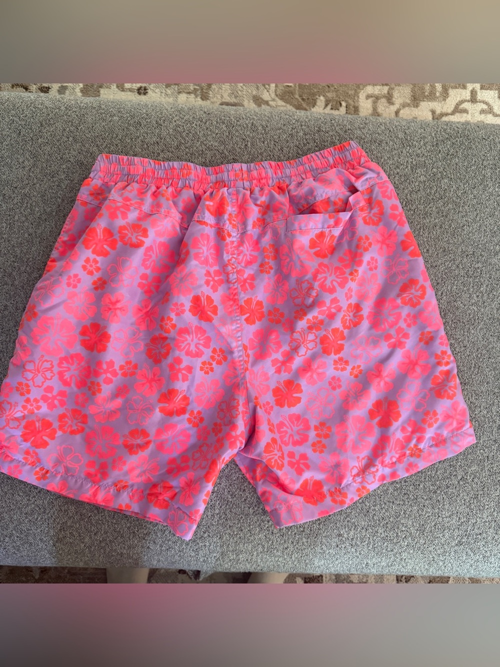 Kulani Kinis Men's Swim Trunks in "Cherry Berry" - Size XL - Picture 5 of 6